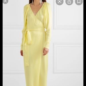 ROTATE Birger Christensen maxi wrap dress Size 2-4